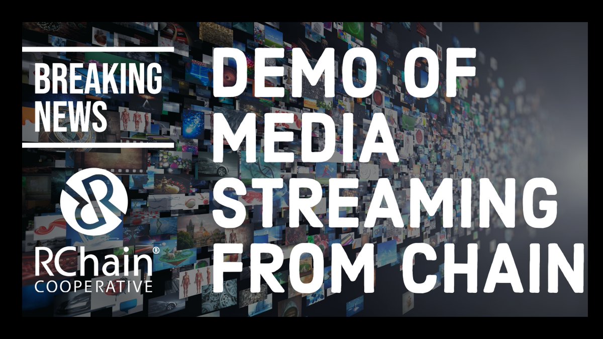 Last week, RChain made history. The first blockchain, streaming media directly from the layer one main net. Check it out!
#ConcurrentComputing #scalable blockchain #Web3 #thefuture 
youtube.com/watch?v=97yspz…