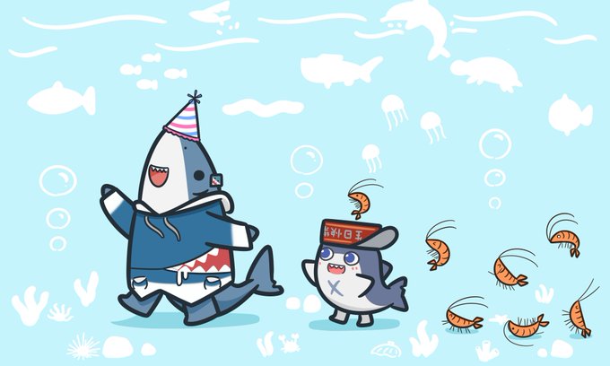 「fish tail shark costume」 illustration images(Latest)