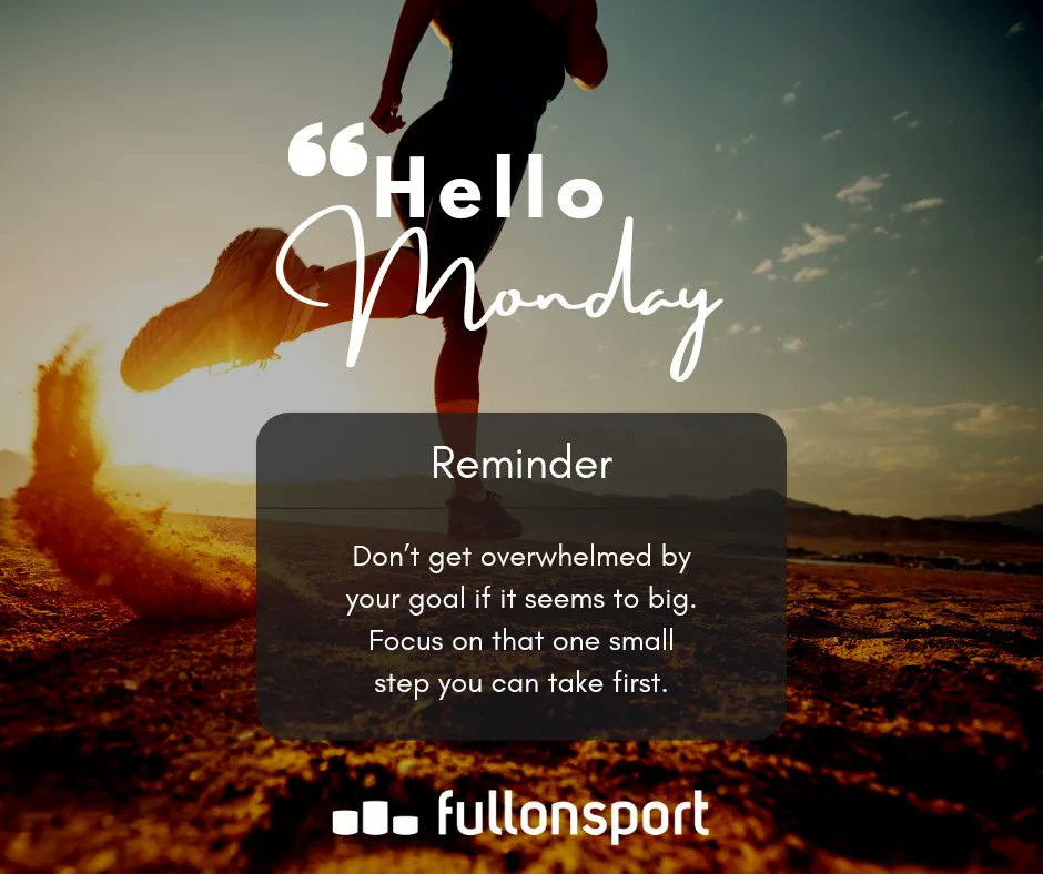 Your Monday Morning reminder has arrived 😃
buff.ly/3usQWJH

#MondayMotivaton #MondayMorning #Mondayvibes #onlineentry #raceorganisers #fullonsports #WALES #ENGLAND #Scotland #Ireland