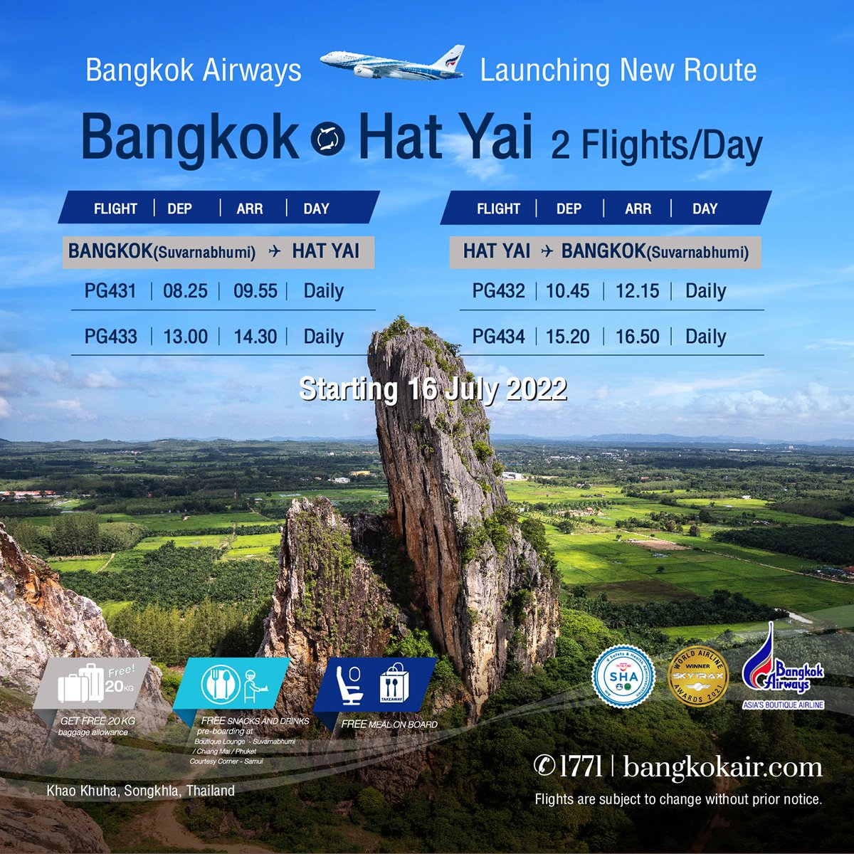 Bangkok Airways on Twitter "Bangkok Airways to launch daily direct