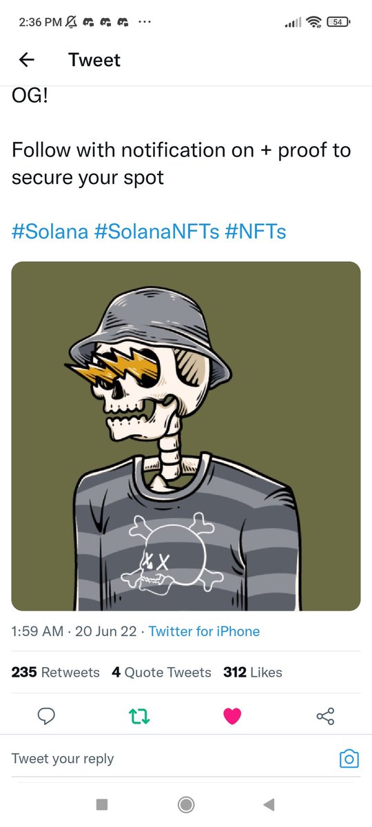 guwaid's tweet photo. @SkullSolNFT Im always early. https://t.co/gc5dqvLTCS