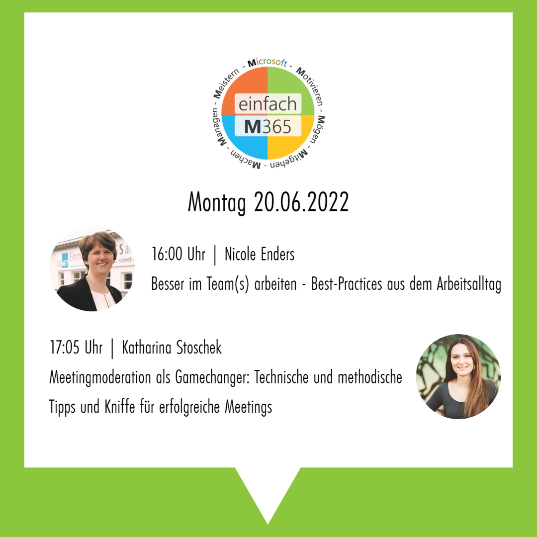 Heute um 16:00 Uhr geht es wieder los! Unser Thema: Kommunikation &amp; Kollaboration mit M365 #einfachm365 #powerweek #community #m365