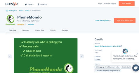PhoneMondo's tweet photo. Unsere Integration in HubSpot wird gerade als eine Top-App von HubSpot beworben 🎉
Jetzt kostenlos ausprobieren: mit nur ein paar Klicks verbinden Sie Ihr Telefon mit HubSpot: https://t.co/q0iC54atlw

#phonemondo #hubspot #CallerID #clieck2call #callpopup https://t.co/MZiMo7if0y