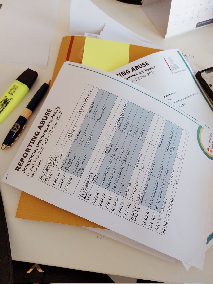 SaferChurch's tweet image. Almost ready for the #ISC2022. Looking forward to meeting al participants! @IADC_UniGre @UniGregoriana - See you at 15:00 for the registration! 
For those who will be following online  at 16:15 @ bit.ly/IADC-reporting #ReportingAbuse #SaferChurch #Networking #Safeguarding