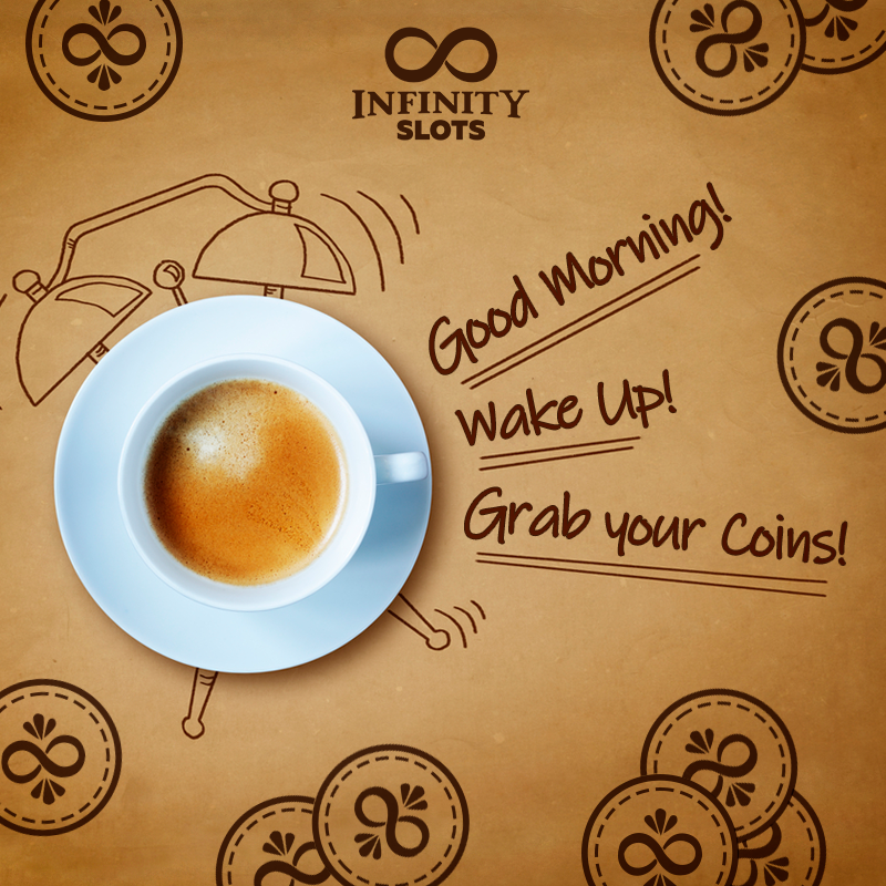 playinfslots's tweet photo. 🌅🥱☕️🍳😊🎰🤩 – we know that you understand what is written here! So let's follow our morning plan! Drink coffee and join the game to win BIG! 
➡️ Collect your free coins! https://t.co/TqEMWfHpBF https://t.co/M1ZrK9zQiR