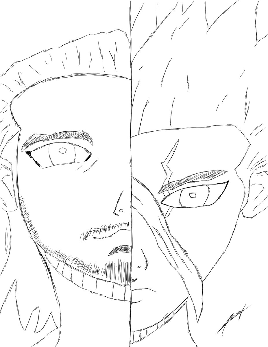 Probando pasar un dibujo a digital :D