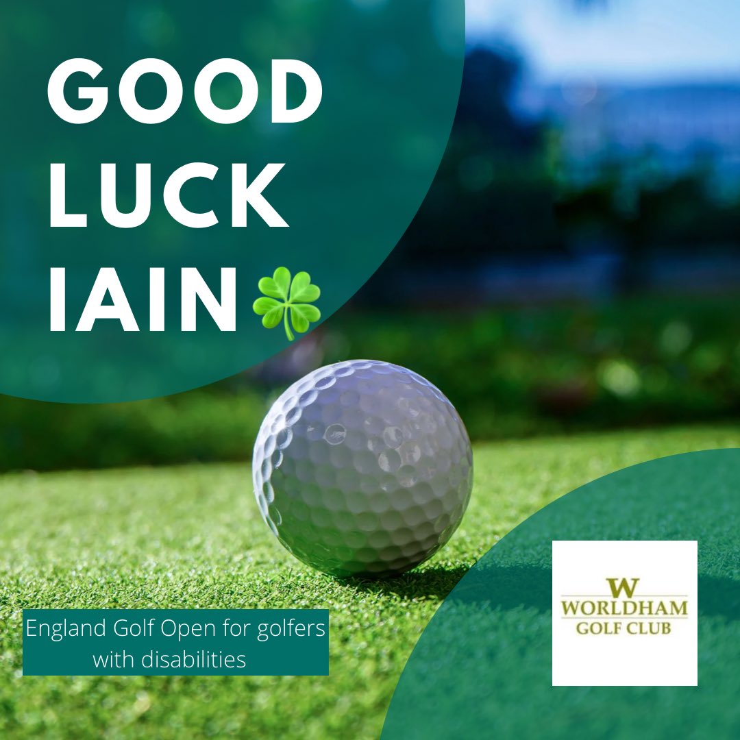Good luck to Iain Millar playing in the @england.golf Open for golfers with disabilities today! 🍀⛳️ 🍀⛳️🍀⛳️🍀⛳️🍀⛳️ #golf #golflife #disabledgolf #proud #hampshiregolfclub #june2022