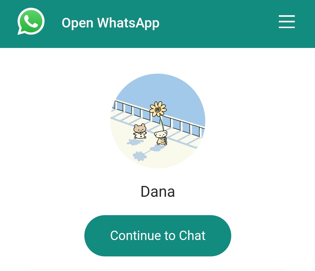 Cara membuat link langsung masuk pesan di WhatsApp