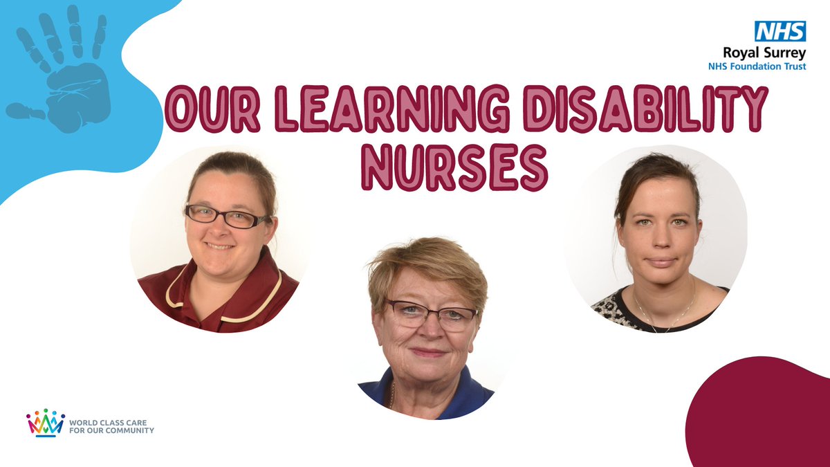 Today marks the start of Learning Disability Awareness Week. Did you know we have three nurses who make up our fantastic Learning Disability Team? You can read more about the support they offer here: royalsurrey.nhs.uk/patients-with-…