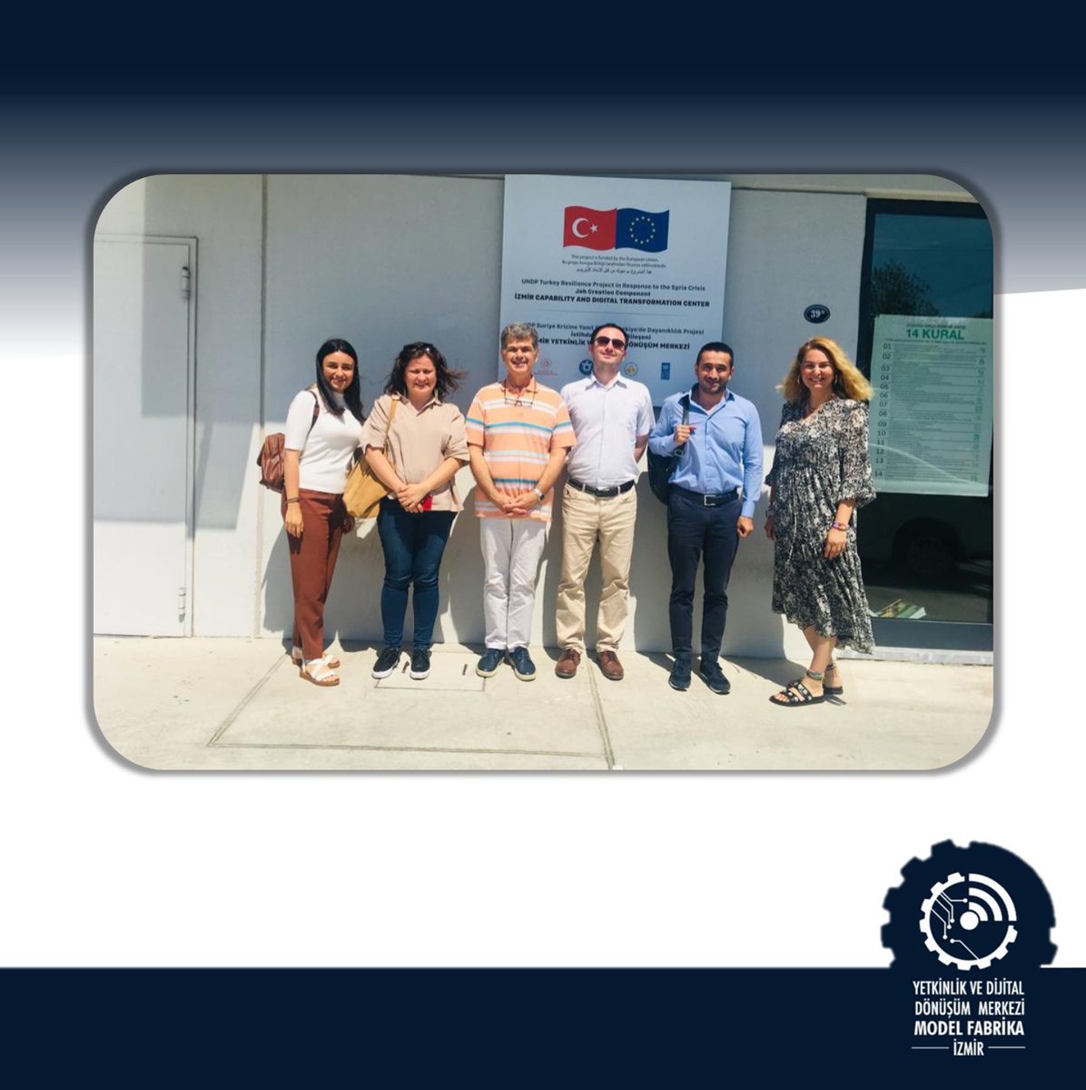 Manisa İl Sanayi Ve Teknoloji Müdürlüğü' nden misafirlerimiz İzmir Model Fabrika’ yı ziyaret etti.
Ziyarette İzmir Model Fabrika hakkında bilgilendirmelerde bulunuldu. Değerli ziyaretleri için misafirlerimize teşekkür ederiz.

#izmirmodelfabrika #yalınüretim #yalındönüşüm