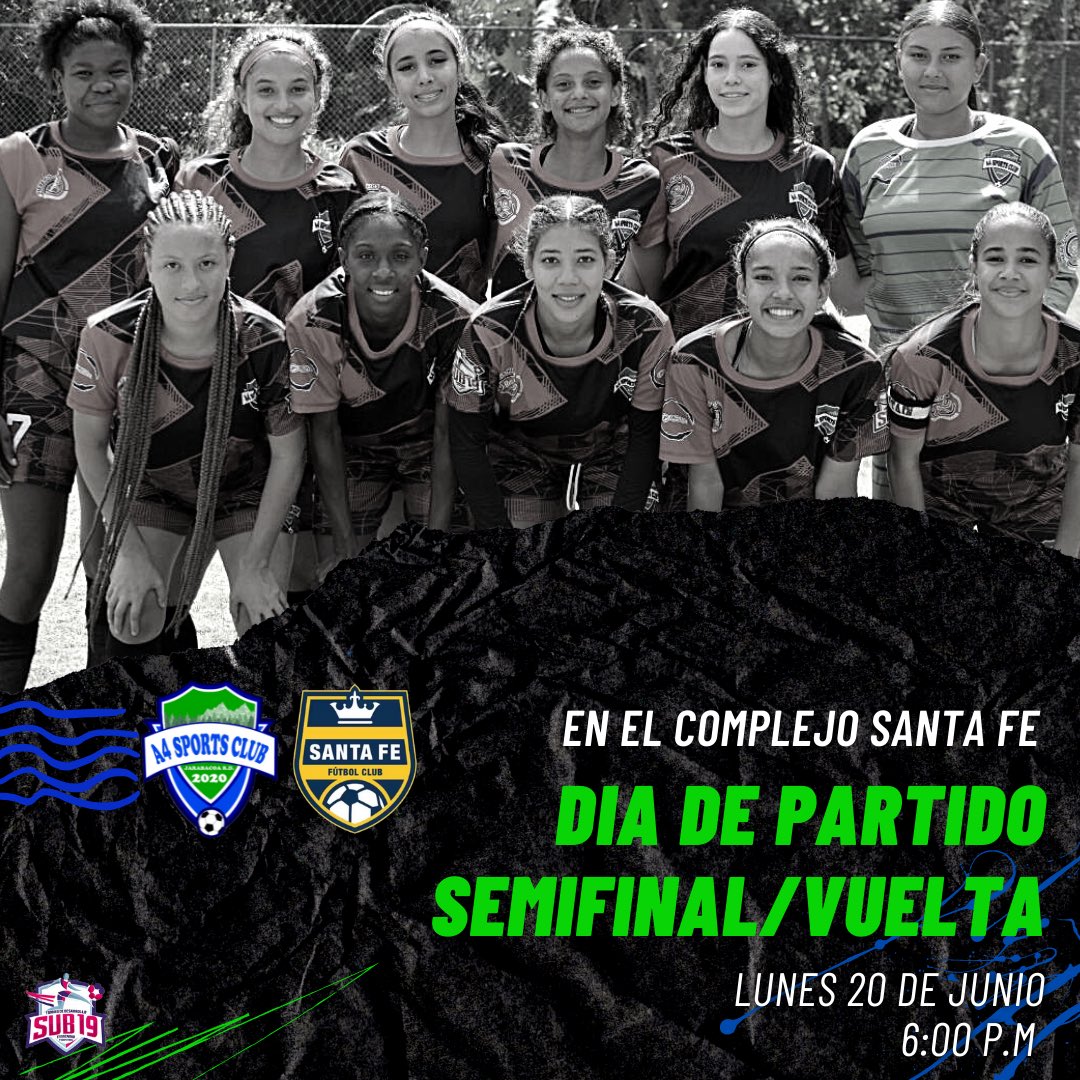 A4SportsClub's tweet photo. SEMIFINAL/VUELTA
-
Hoy es el día en el que debemos luchar por cada gota de sudor que hemos tenido que ha caído a nuestros pies en todos estos meses maravillosos en los que hemos podido disfrutar tanto de este maravilloso deporte! 
-
En El Complejo Santa Fe Hoy a las 6:00 P.M 😎 https://t.co/FxHyapoE97