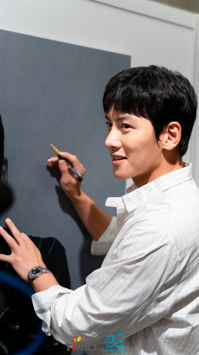 チ・チャンウク直筆サイン入り超 特大写真…Ji Chang-wook その他