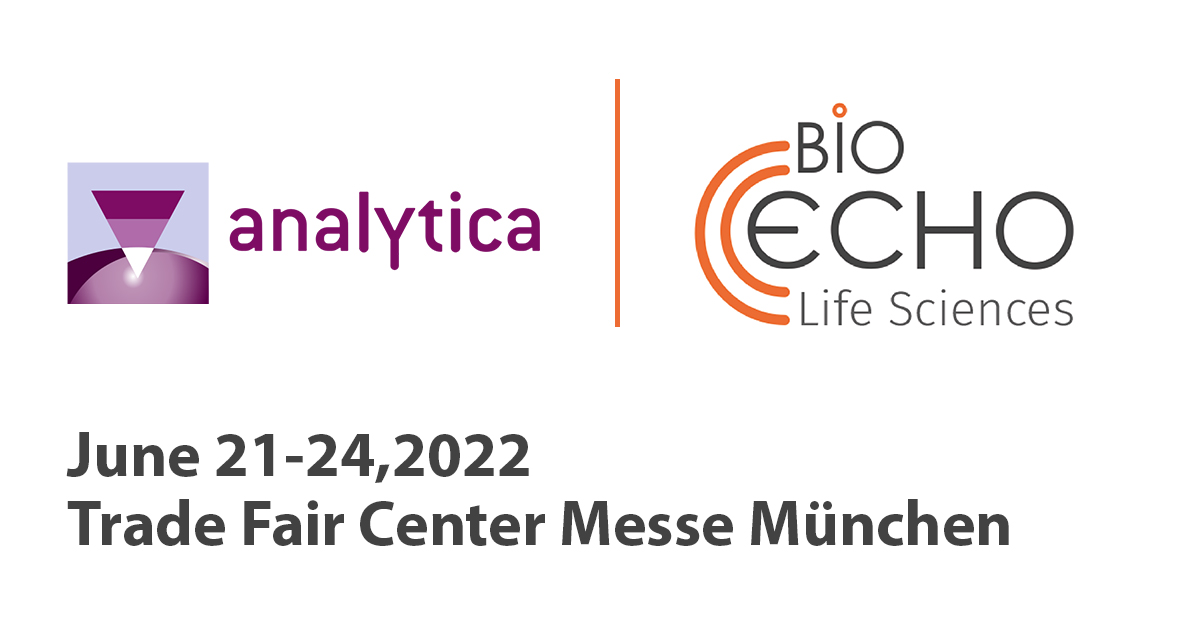 Everybody set your calendar for our fab meetup at #messmünchen on the 21st of June! We'll be there to give you a taster of what <a href="/analyticaFair/">analytica</a> 2022 has in store. See you all again at Hall A3/512 😊
#analytica2022 #tradefair2022 #meetthenucleicacidexperts #exhibitors #bioecho