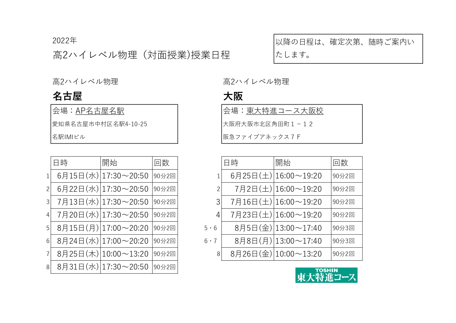 東進 東大特進コース on X: