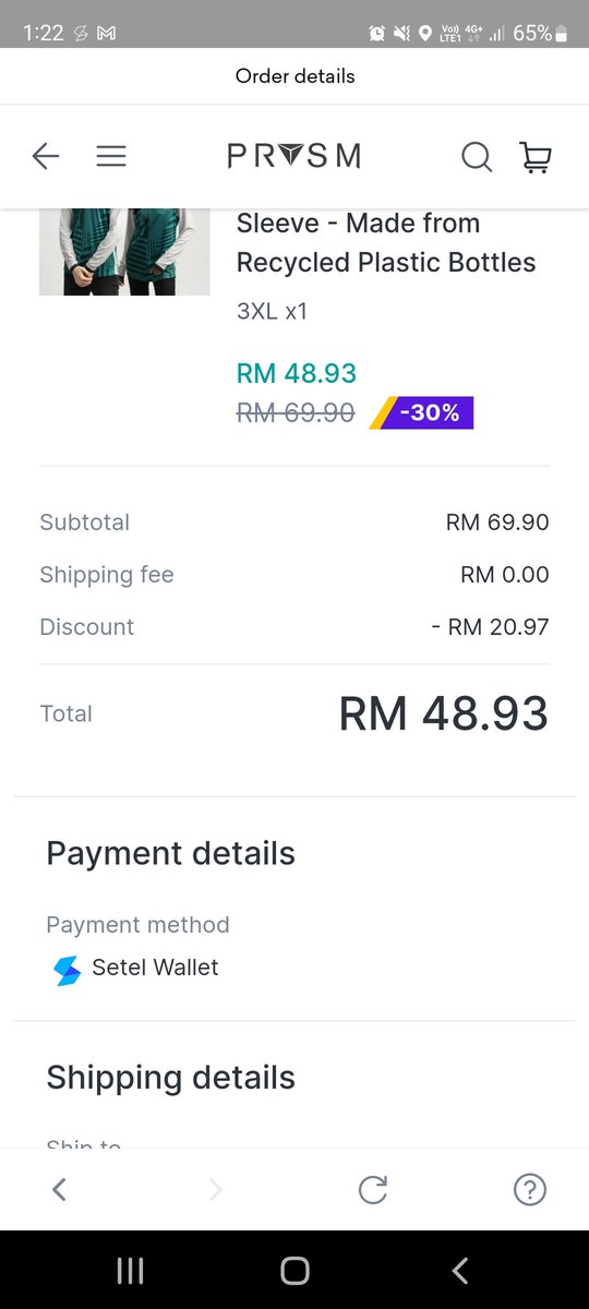 adlinasohaini1's tweet photo. Terpaling mudah bayar guna @setel Boleh beli baju untuk pakai time #MalaysiaOpen2022 #SetelBadminton https://t.co/JN6maXgI0Q