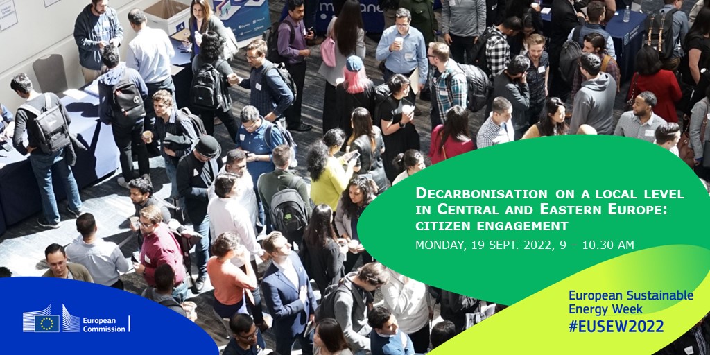 Excited to be organising a session at the #EUSEW2022 extended programme - together with <a href="/ExciteH2020/">EXCITE Project</a> project! 
Be part of the discussions around #CitizenEngagement #LocalAuthorities #CEEcountries and join our session on 19. Sept. 2022 🌏👉🏻 Register here: …an-sustainable-energy-week.b2match.io/agenda?session…