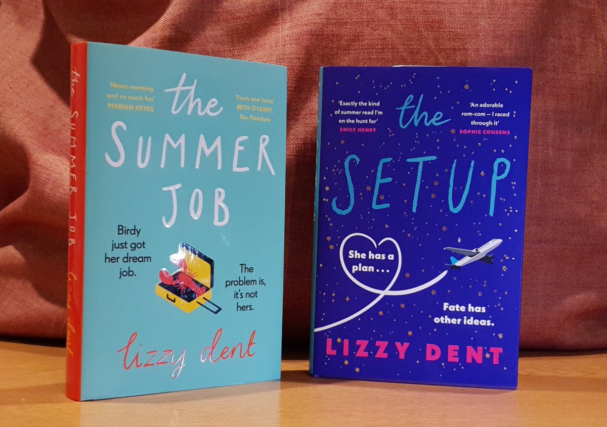 itsthebookparty's tweet photo. GIVEAWAY! Huge thanks to our amazing party guest @DentLizzy for donating signed copies of #TheSetup AND #TheSummerJob as a special prize! Follow us, like and retweet for a chance to win. Lizzy will be at #TheBookParty on July 16th! 🍸🌴🍹🥳 Book now to join her! https://t.co/8qS4JA77UZ