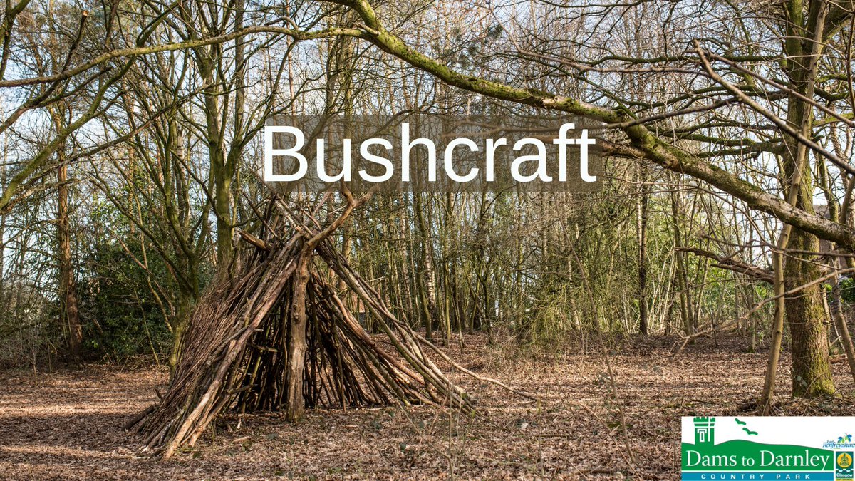 Still time to book for Bushcraft Skills 👍. 
Learn survival skills such as building fires and shelters, and source drinkable water. 6 week course, 11am-2pm on Mondays from 27th June at Balgray Reservoir, @Dams2Darnley, Barrhead. 
Email Jack.Taylor@eastrenfrewshire.gov.uk