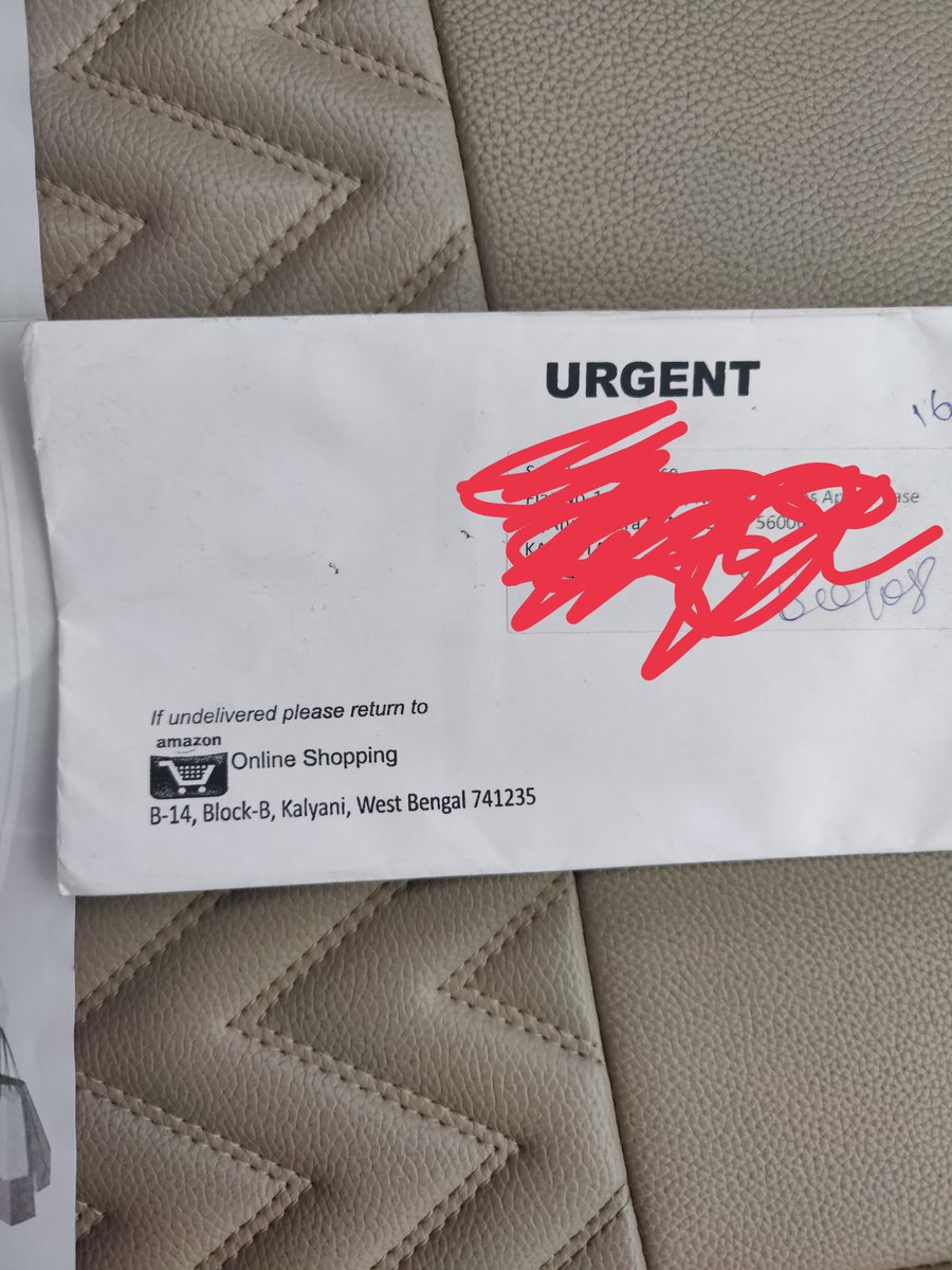 boseab's tweet photo. @amazonIN received a scam letter. Please address accordingly. https://t.co/mo01TywbDM