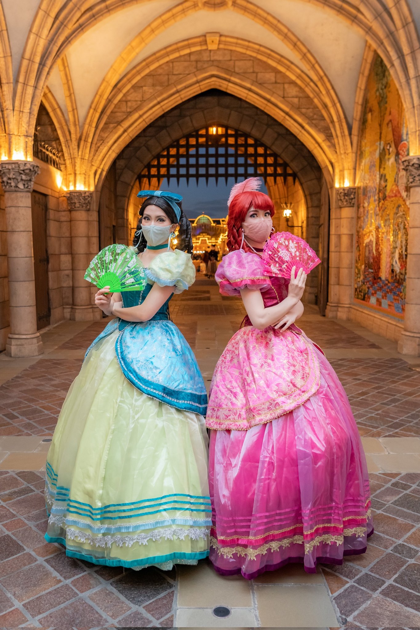 シンデレラ　ドリゼラ　コスプレ　フルセット ディズニー　dハロ シンデレラ アナスタシア・ドリゼラ コスプレ Dハロ