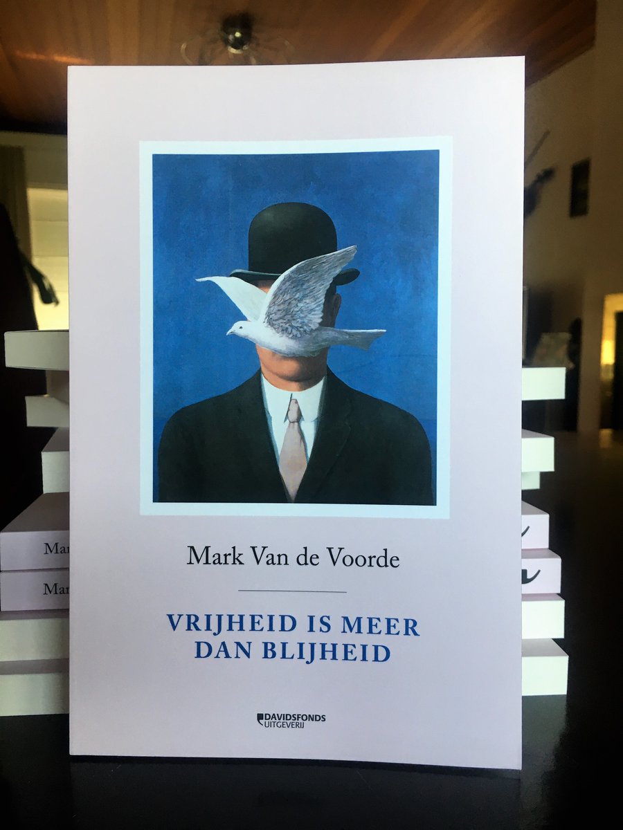 Mark Van de Voorde (@markvandevoorde) on Twitter photo Mijn boek 'Vrijheid is meer dan blijheid' is verschenen. Ik mocht mijn bewijsexemplaren ontvangen. De boreling ziet er goed uit. Nu hopen dat lezer hem ook aardig vindt. #vrijheid #boek <a href="/Davidsfonds/">Davidsfonds</a> Mijn boek 'Vrijheid is meer dan blijheid' is verschenen. Ik mocht mijn bewijsexemplaren ontvangen. De boreling ziet er goed uit. Nu hopen dat lezer hem ook aardig vindt. #vrijheid #boek <a href="/Davidsfonds/">Davidsfonds</a>