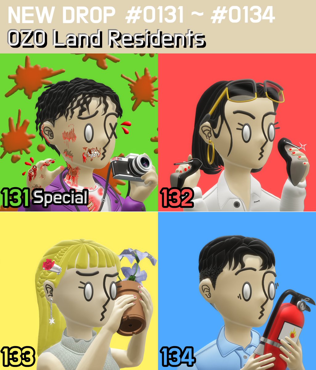 [NEW DROP]
0Z0 Land Citizenship🌃
좀비가 되어버린 포토그래퍼와 모델들🧟📸
다양한 속성, 단 하나뿐인 스토리 0Z0시민권

<Opensea> 🔷Polygon (Listing)
opensea.io/collection/0z0…

#NFT #NFTart #NFTCommunity #nftcollector #rhythmicalNFT #KNFT #Drawing #PolygonNFT