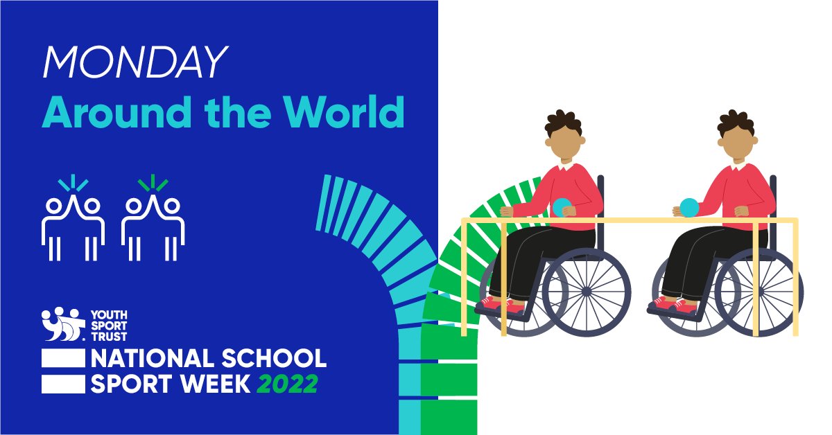 YouthSportTrust's tweet photo. It’s time for the first '1️⃣ a Day' challenge.... 🌎 Around the World 🌎

1️⃣ Read the challenge card
2️⃣ Give it a go
3️⃣ Share your attempt using #NSSW2022

Don't have the challenge card? Download it here https://t.co/GL6uPgqWKF https://t.co/JIyjw0rNMk