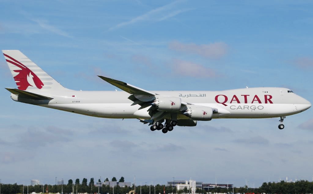 SkyportEU (@euskyport) on Twitter photo Look out for a Jumbo Jet! โ๏ธ
Qatar Airways Cargo is strengthening its capacity between <a href="/PragueAirport/">Prague Airport</a> and <a href="/HIAQatar/">Hamad Int'l Airport</a> (DOH). Until the end of July, the route will be operated by Boeing 747F on several occasions. The freighter can carry 113 tons / 700 cbm of cargo. Look out for a Jumbo Jet! โ๏ธ
Qatar Airways Cargo is strengthening its capacity between <a href="/PragueAirport/">Prague Airport</a> and <a href="/HIAQatar/">Hamad Int'l Airport</a> (DOH). Until the end of July, the route will be operated by Boeing 747F on several occasions. The freighter can carry 113 tons / 700 cbm of cargo.