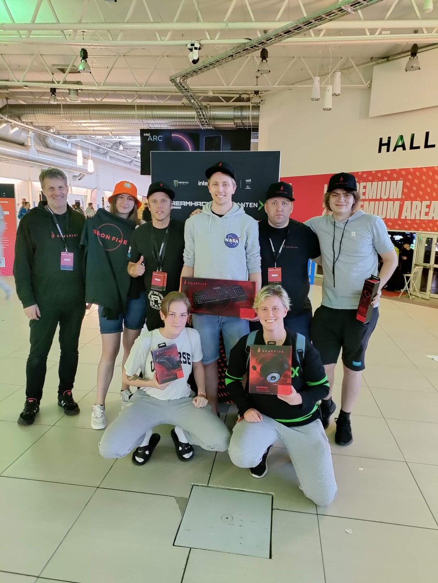TeamProPainIRL's tweet image. #surefire #surefiregaming #teampropain @SureFireEU @DreamHack #dreamhacksummer #dreamhacksummer2022
