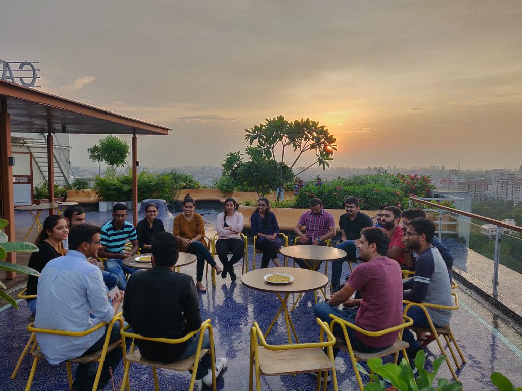go2amitech's tweet photo. @BeingPractical How about an evening tea on our office terrace @allevents_in ☕🌇

Plus, you can discover all the awesome things to do in the city here https://t.co/jYXEwPb7o7 https://t.co/6iryEUSx5Y