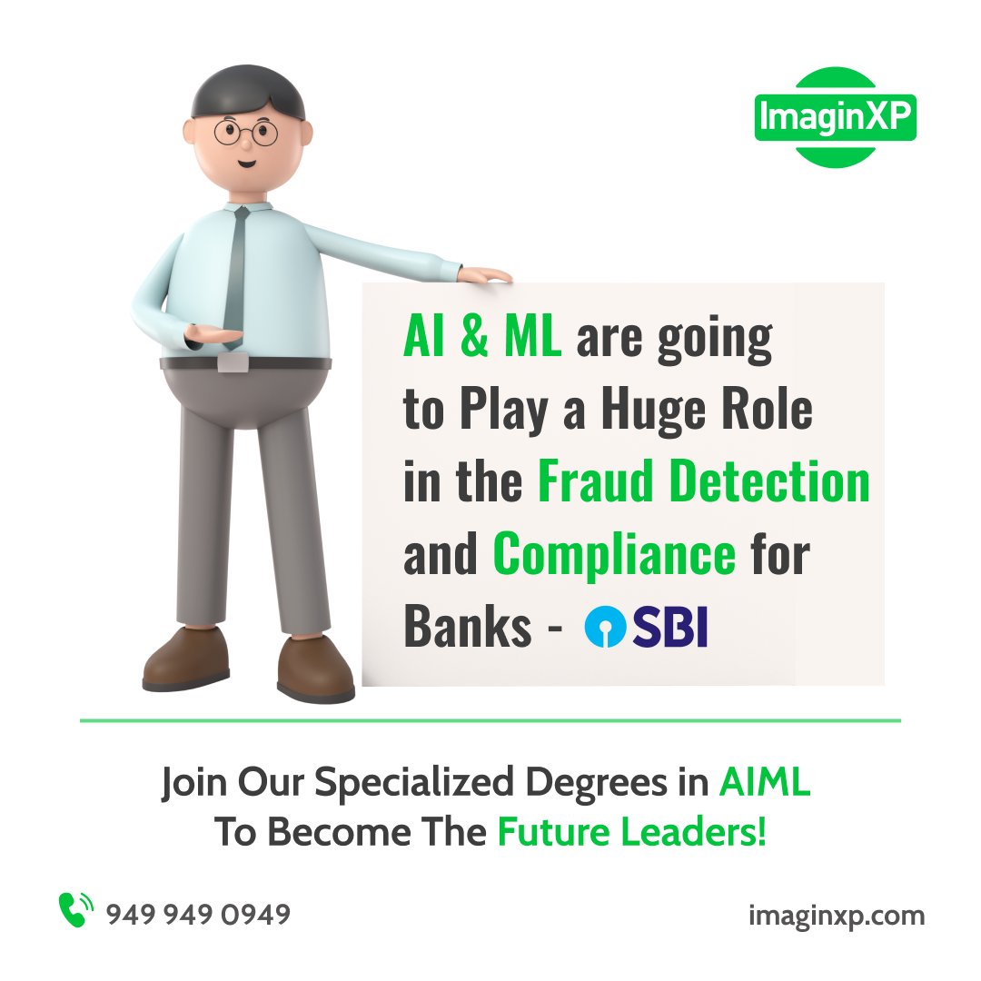 imaginXP's tweet photo. Be the New-age Demand with top trending Courses in AI ML! 

To know about our Specialized Degrees in AI ML visit https://t.co/FG7OSX12hy or give us a call at 949 949 0949.

#imaginxpcourses #degreeecourses #aiml #machinelearning #education #artificialintelligence #technology https://t.co/WNp5SI0jWw