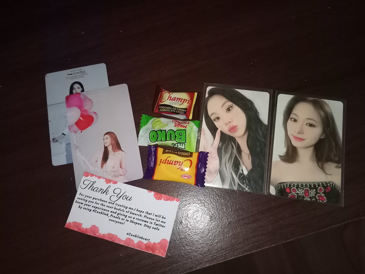 kokomibns's tweet photo. 💌#kokomi_buys
`` another tzuyu and chae spark pcs umuwi ㅠ°ㅠ thank you so much @Ceeblinkcart  for packing these safely! #Ceeblink_Proofs https://t.co/CggY5msEk7