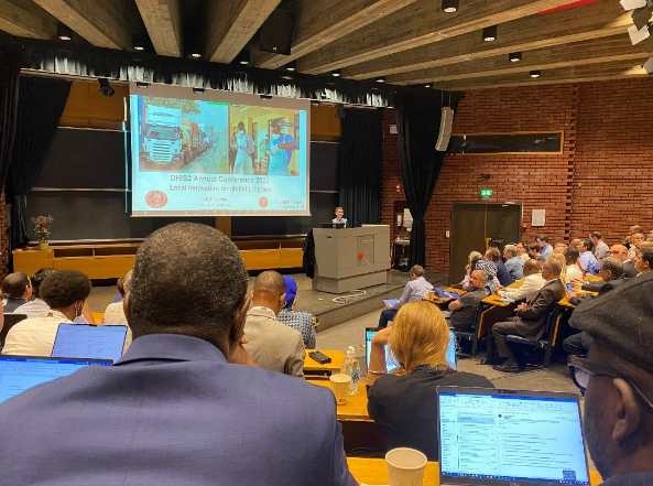 HISP_SA_'s tweet photo. The Annual #DHIS2 Conference 2022 has officially started. Opening remarks by Liv Marte Kristiansen Nordhaug - Policy Director, Norad. 

#BuildingBetterLivesTogether #DigitalHealth https://t.co/T73c82Cvbc
