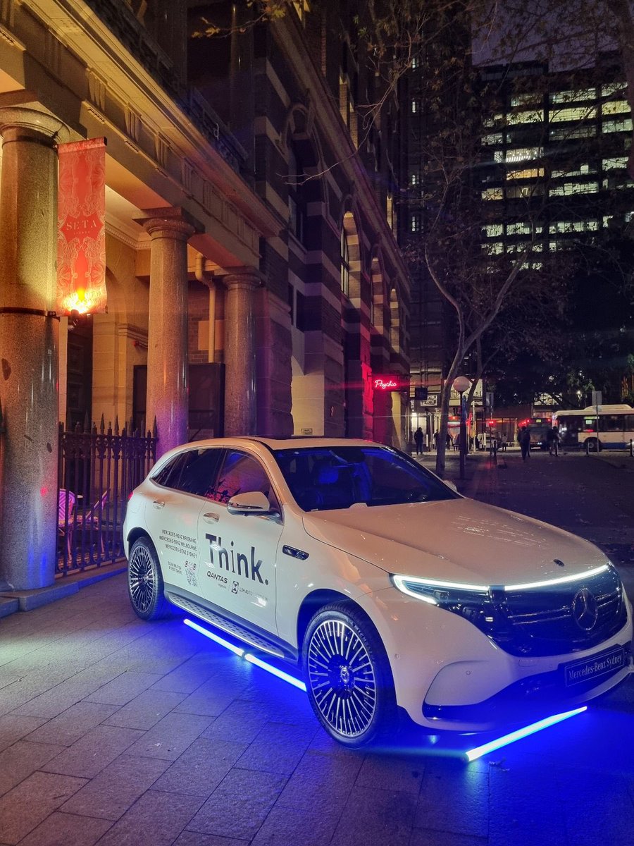 qftravelinsider's tweet photo. The countdown is on to #qantasmagazinethink. Look out for the incredible Think. car from #LSHAutoAustralia out the front of #SetaSydney https://t.co/rKmWMzsF23