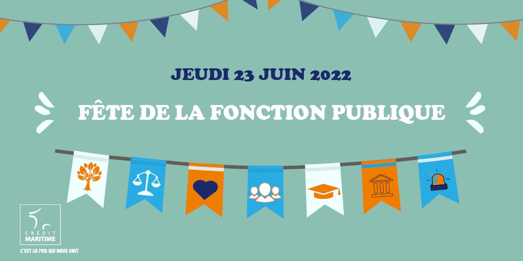 J-3 avant la Journée mondiale de la #FonctionPublique définie par l’#ONU ! Les équipes Crédit Maritime Grand Ouest seront sur le terrain comme en agence et vous réservent une surprise ! On ne vous en dit pas plus…