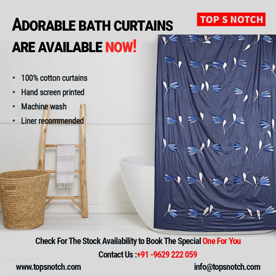 TopSNotch2's tweet photo. Take The Luxury Bath With Curtains! 

Shop Now: https://t.co/rogZNoDisG
Contact Us: +91 9629222059

#topsnotch #onlinestore #onlineshopping #karur #luxurybath #bathcurtains #curtains #bathroomtheme #designs https://t.co/4soe7sB9jZ