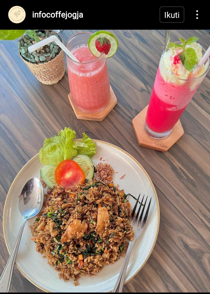 Nah dibawah Genesis Coworking Space juga ada cafenya nihh namanya📍 Estetik Coffee &amp; Eatery. Super nyaman, food &amp; beverage nya delicious dan instagramable jugaak🌈❤️