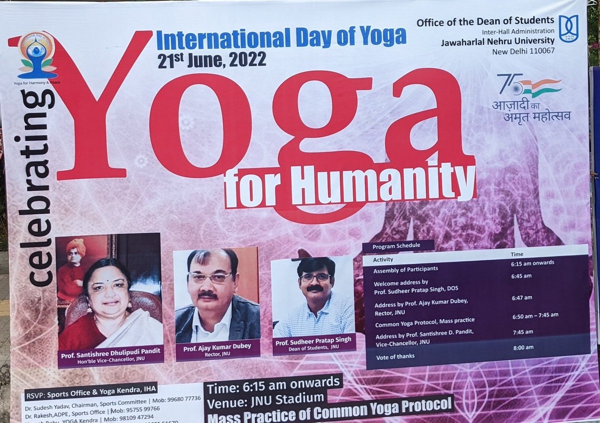 SISMA2021's tweet photo. They'll do everything offline except classes. The VC doesn't reply to our letters. She doesn't even give meeting appointments. 
Rector of the University- Mr. @ajaydubey would be present at all events for publicity. Where is COVID then? 

#reopenSISJNU 
#STOPDIGITALDIVIDE https://t.co/cHx8L5sVdu