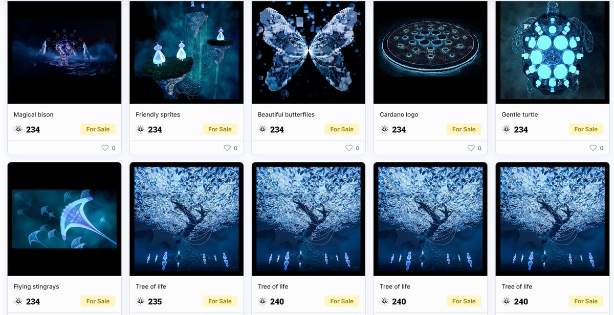 #RT <a href="/Terra_Virtua/">Virtua Metaverse</a>: RT <a href="/badass_crypto/">Jaka</a>: WOW! 👀💜

Tree Of Life, one of #Cardano Summit NFTs has a floor of 235 ADA 🤩 Love #CardanoFamily 💜💜

Few more announcements coming for <a href="/Cardano/">Cardano Community</a>  Summit holders 😉You will wanna hold on these babies! 👇

#CNFT #C…