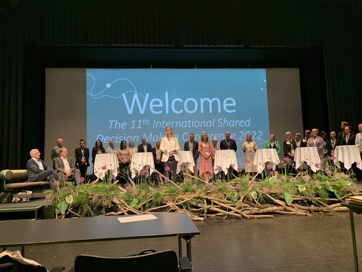 crjosefsen's tweet photo. Hvordan kan vi blive bedre til at involvere patienter i beslutningerne omkring egen sundhed? Det deler vi erfaringer om på International Shared Decision Making Conference 2022 i Kolding i dag. #fællesbeslutningstagen #shareddecionmaking #psykiatri https://t.co/muSgWTwchl