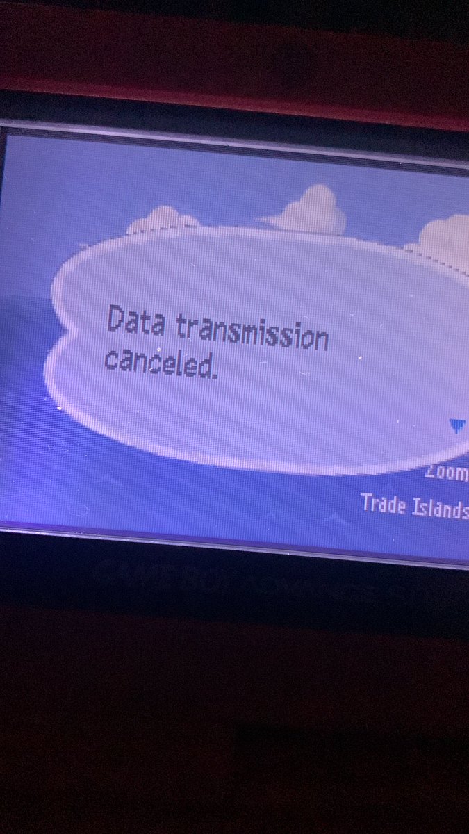 jam13ncp's tweet photo. Ok this may be a shot in the dark but im at a loss.
Does anyone play #acpg ? Animal crossing population growing/gamecube?
I have been connecting my gameboy so i can go to the island
I am able to go to the island but when i try to go back to get my bells it says this https://t.co/B5fm88xrIH