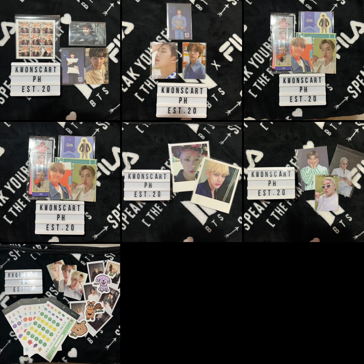 kwonscartph's tweet photo. Random Onhand BTS Merch and Photocard Sale later @ 7pm!! 
Price Range: 30-350php
Packing fee: 10php
MOD: GGX, JNT, SCO, SDD
DOP: 1 week after confirmation or COD via GGX

Tags: WTS LFB RM Jin Suga Jhope V PC https://t.co/Ar0KDn9fnW
