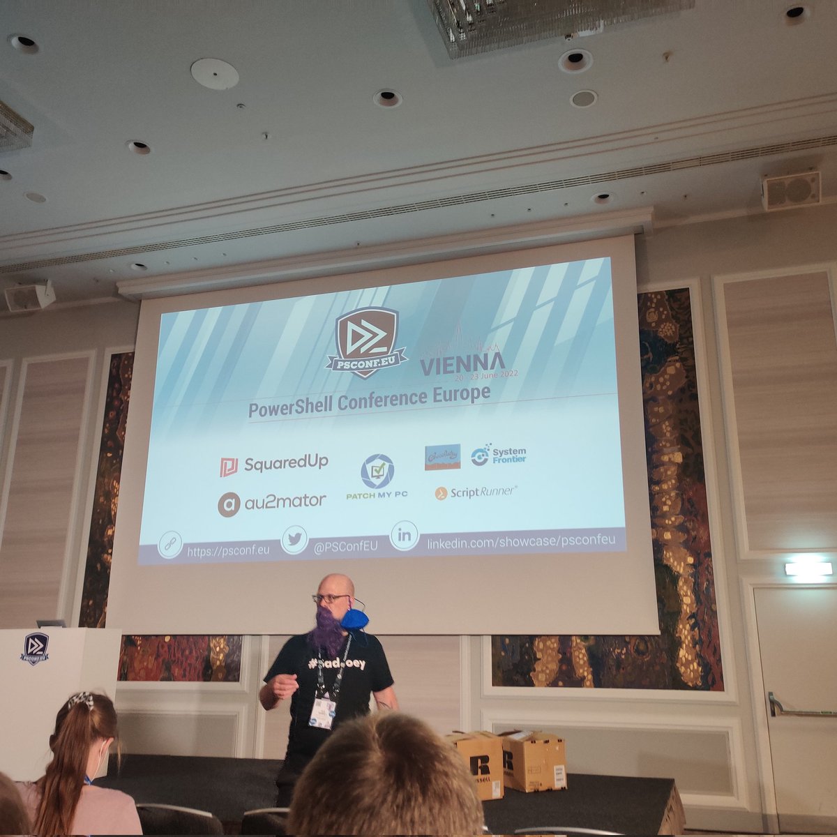 KjNicholai's tweet photo. So it begins #Conecto #PSConfEU https://t.co/RdKTjqJQQy