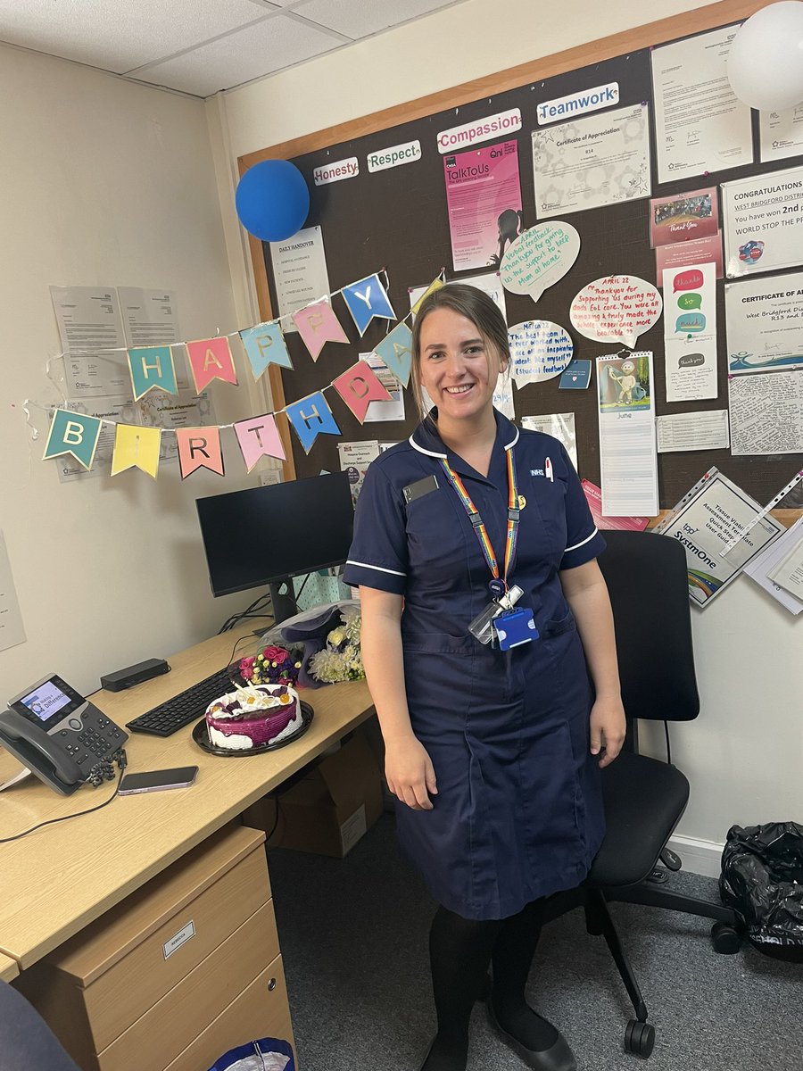Wishing our beautiful <a href="/Becca_Lou_Lee/">Rebecca Lee DN QN</a>  a very happy birthday 🥳 <a href="/wellrushcliffe/">Rushcliffe Adults Community Service</a>