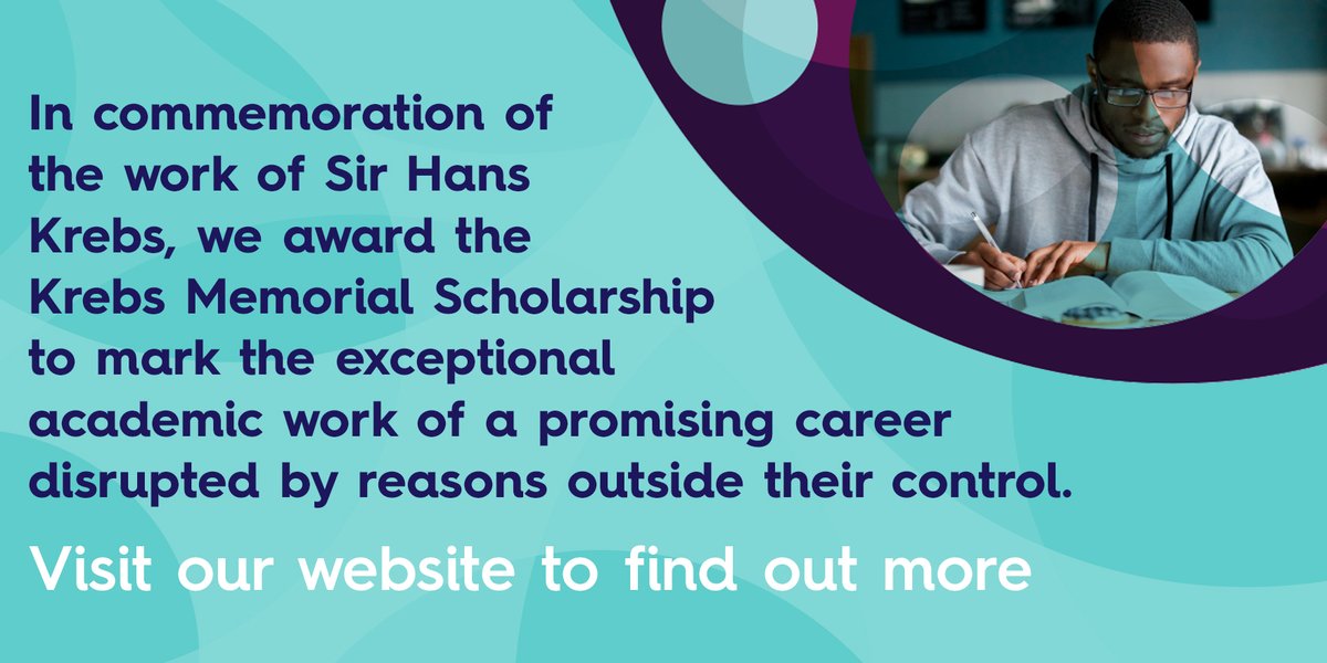 Time is running out for you to submit your application for a Krebs Memorial Scholarship! If your PhD plans have been interrupted due to covid or other non-academic reasons, our funding can help ease the burden. Deadline 30 June ow.ly/ieNy50JhKHb
