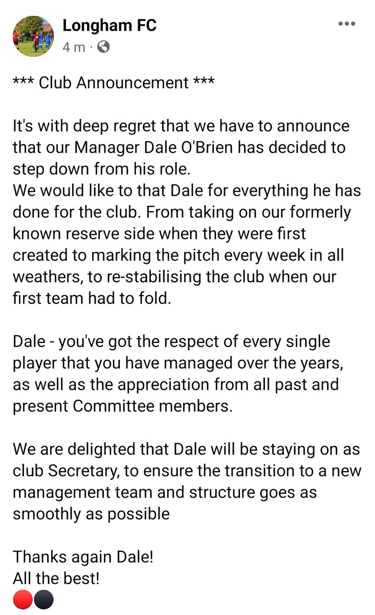Thanks for everything Dale!
🔴⚫️