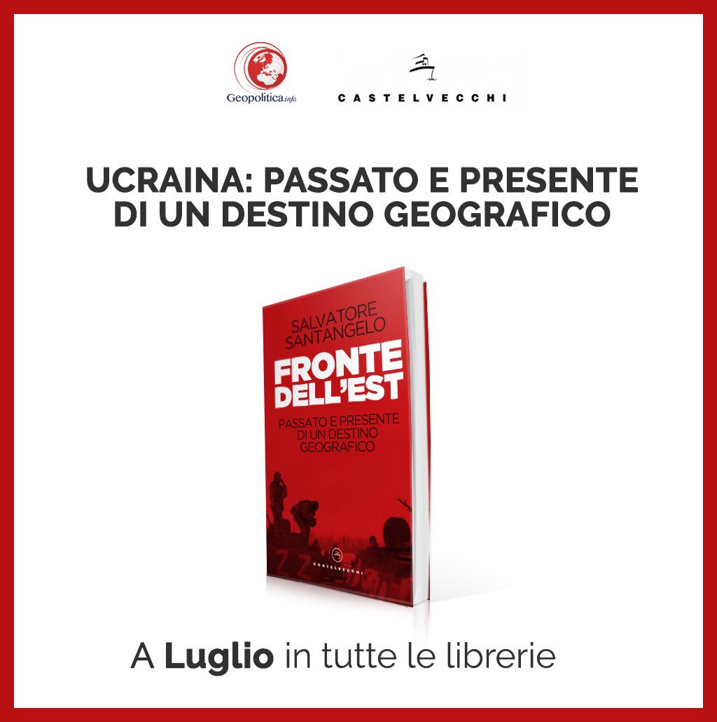 santangelo_s's tweet photo. #FrontedellEst (#Castelvecchieditore): conto alla rovescia… @CastelvecchiEd #Ucraina #Ukraine #Ukraine #UkraineRussiaWar #VladimirPutin #Putin #VolodymyrZelensky #Zelensky #Geopolitica #Geopolitics #Oil #Gas https://t.co/QKCFkDV3gt