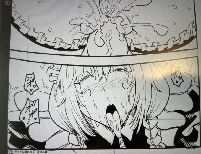 原稿やってますよー。いーい表情が描けた。 