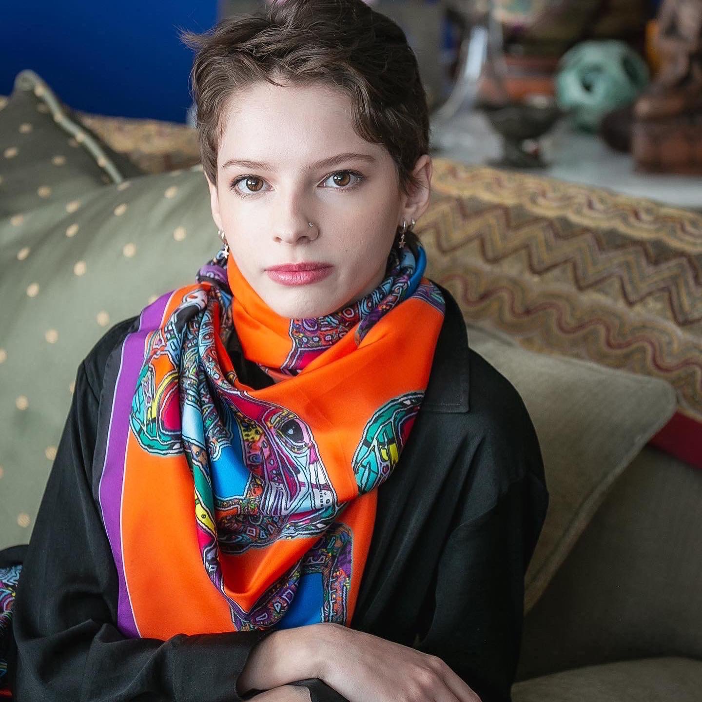Rita white scarves 2025
