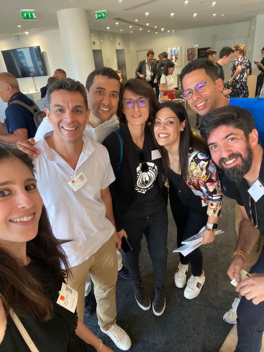 afefboulares's tweet photo. Glad and Proud 😃 to see our tunisian🇹🇳#startups 🚀presenting their projets with #Orangetunisie  &amp; exploring international #opportunities with our CEO Middle East &amp; Africa M. Jérôme Hénique  #majesteye #winshot #appetito #seabex #kumulus #openinnovation #orangefabtn #VivaTech2022 https://t.co/CP6Um60nVD